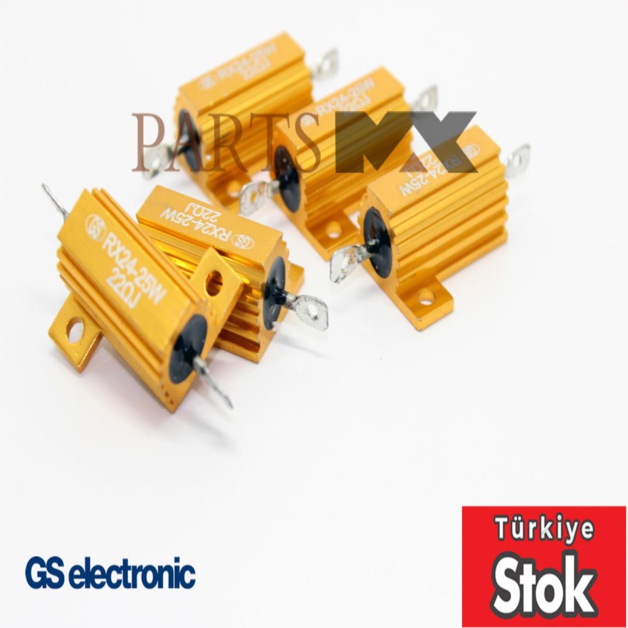 Picture of RX24-25W 22ΩJ | Resistors |  Partsmax Türkiye