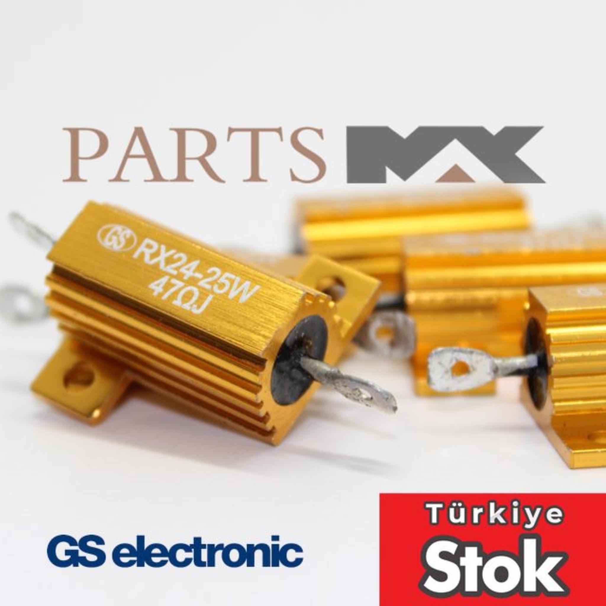 Picture of RX24-25W 47ΩJ | Resistors | Partsmax Türkiye