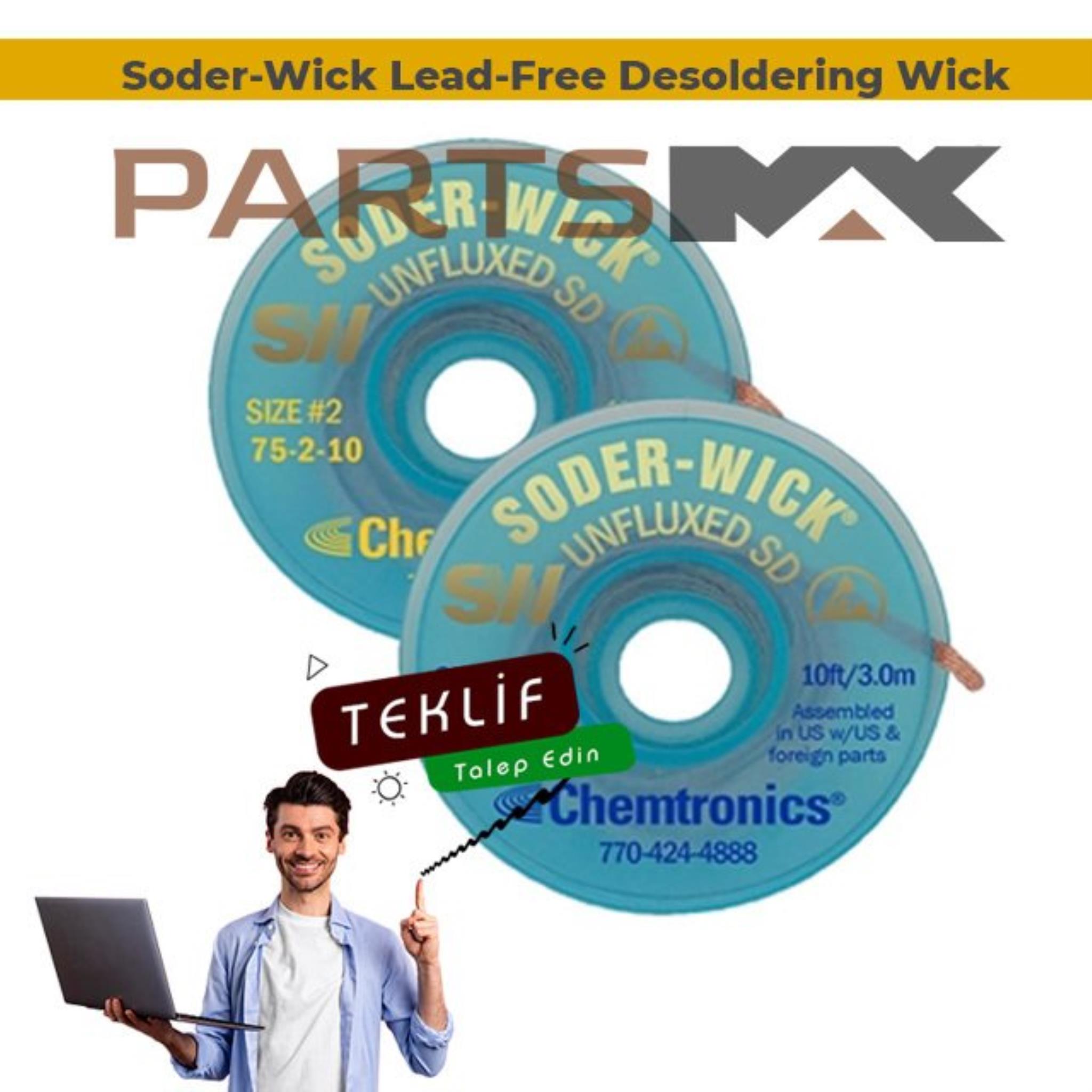 Picture of Soder-Wick Rosin Flux Desoldering Wick