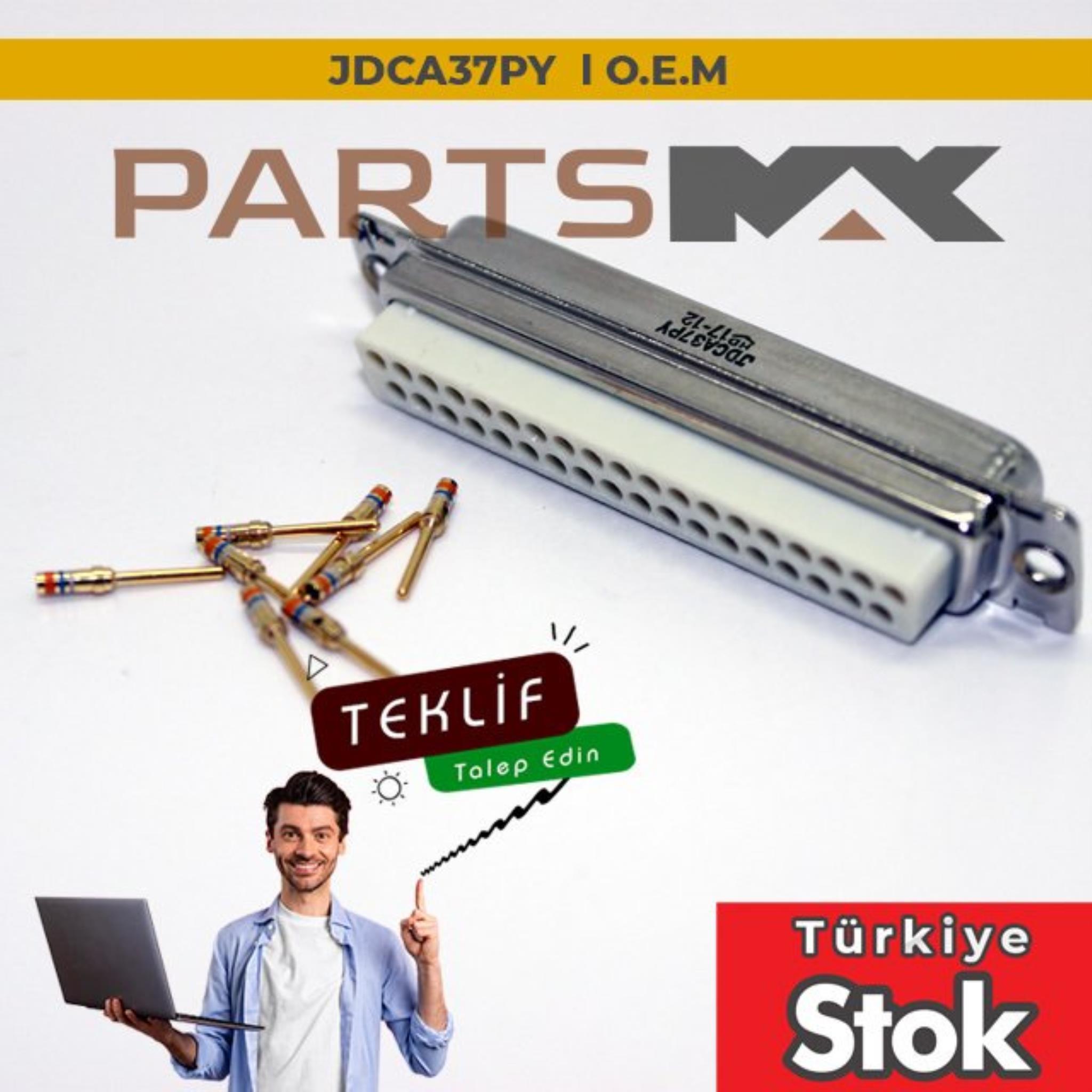 Picture of JDCA37PY D Sub Connector, 37 pin | Partsmax Türkiye
