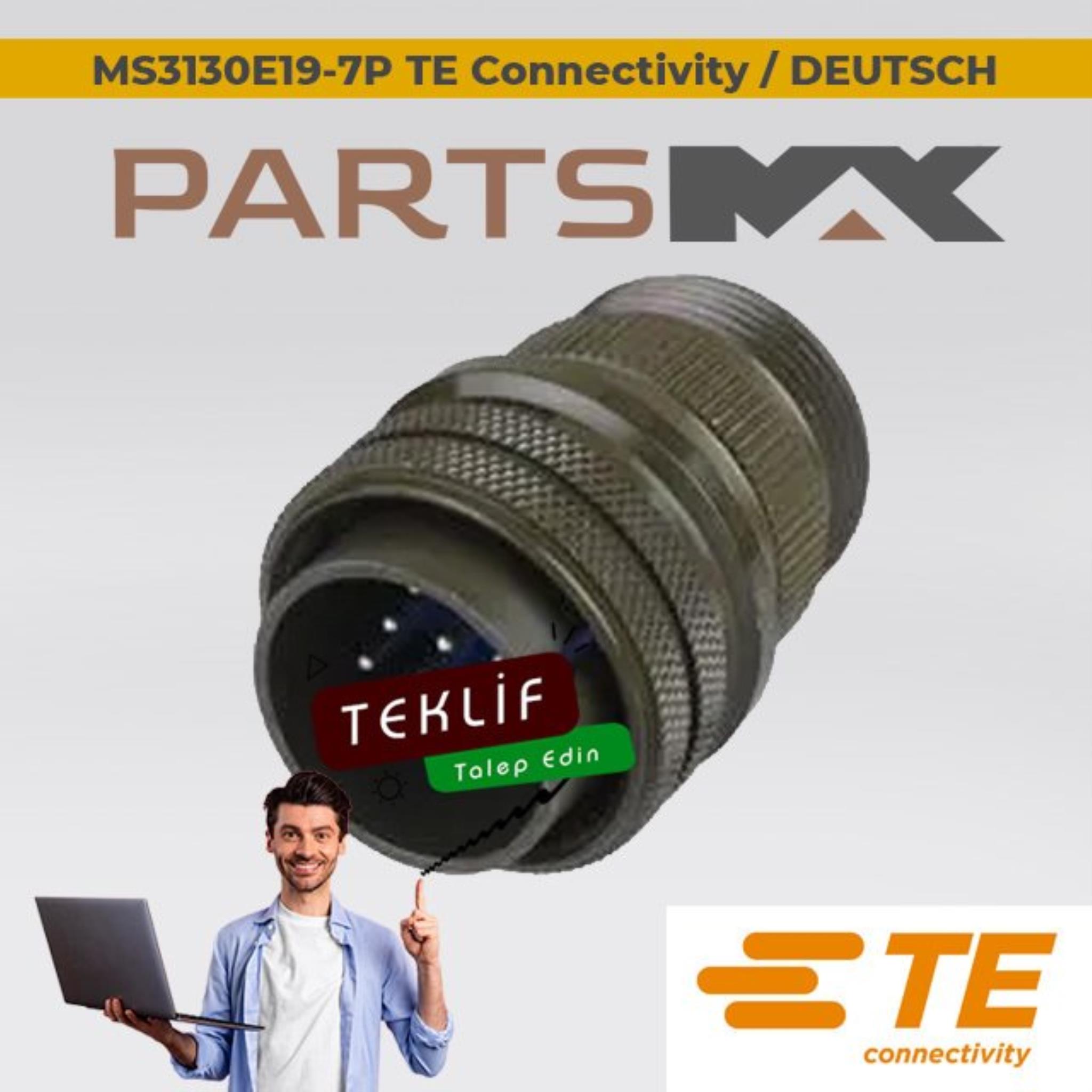 Picture of MS3130E19-7P TE Connectivity / DEUTSCH | Partsmax Türkiye