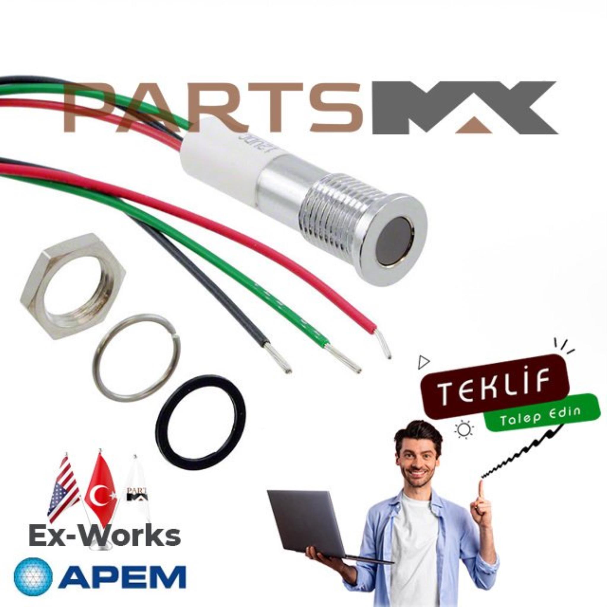 Picture of Q8F3CZZRYG24E APEM Inc. | Optoelectronics | Partsmax Türkiye