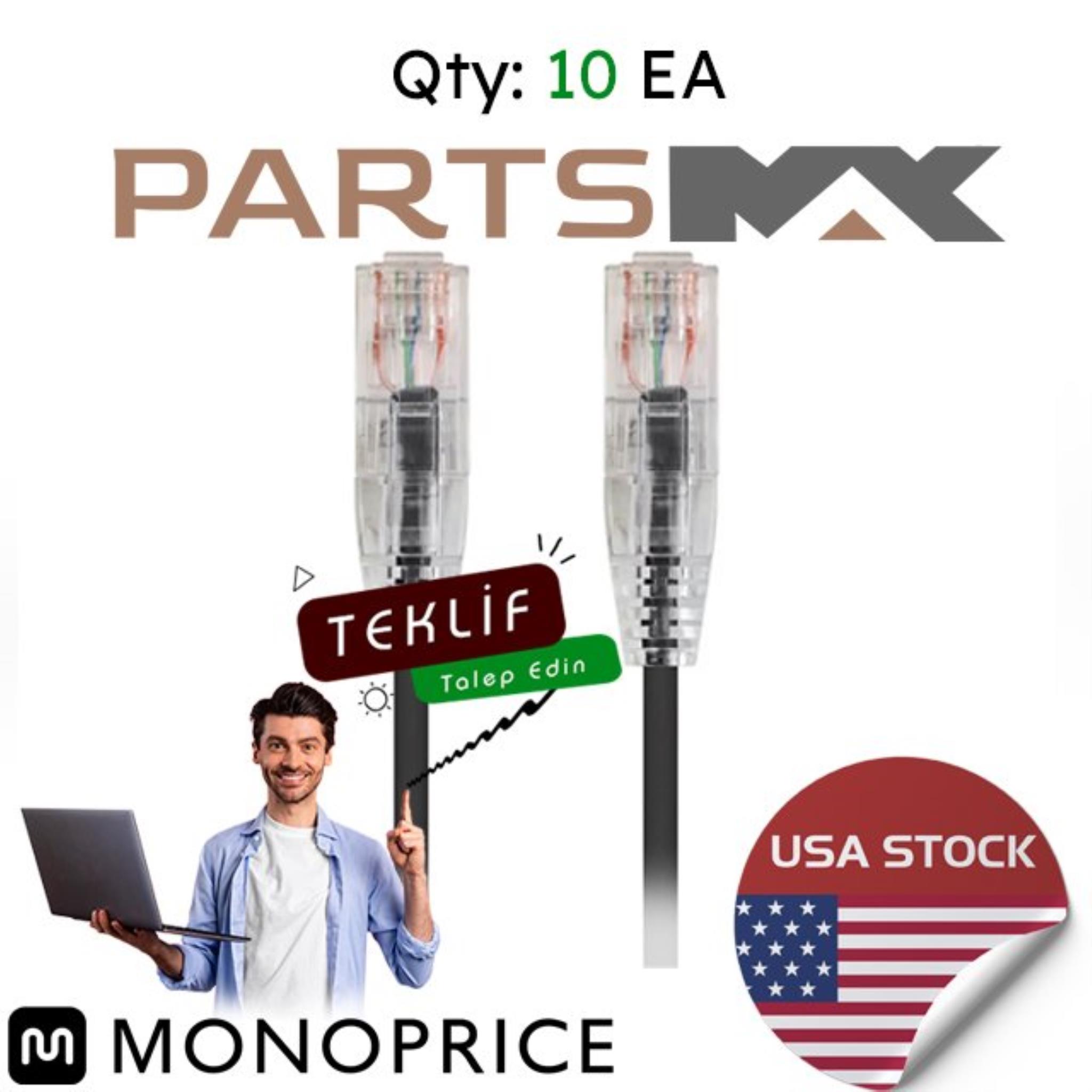 Picture of 13532 Monoprice SlimRun Cat6 Ethernet Patch Cable | Partsmax Türkiye