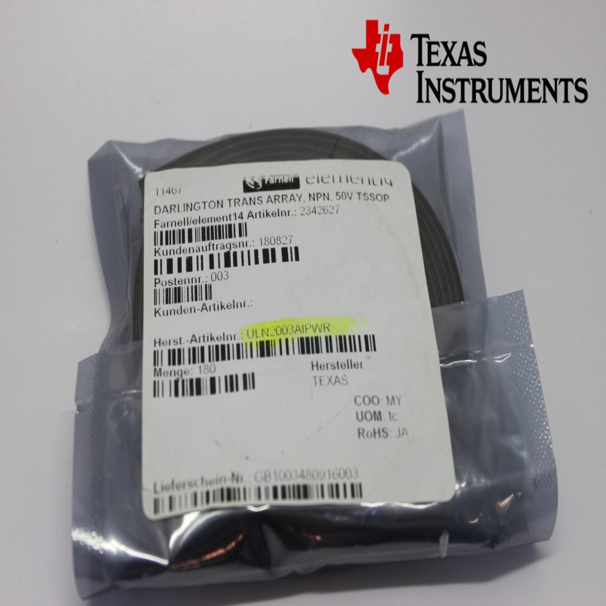 Picture of ULN2003AIPWR Texas Instruments | Partsmax Türkiye