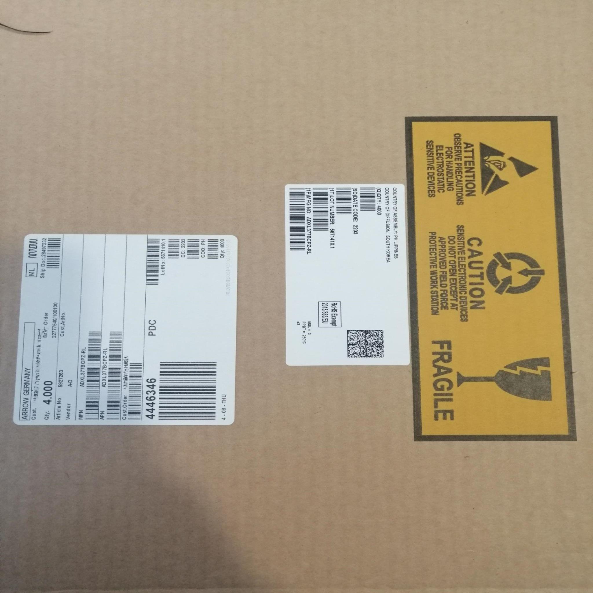 Picture of ADXL377BCPZ-RL7 ADXL377BCPZ Analog Devices Türkiye | Partsmax Türkiye