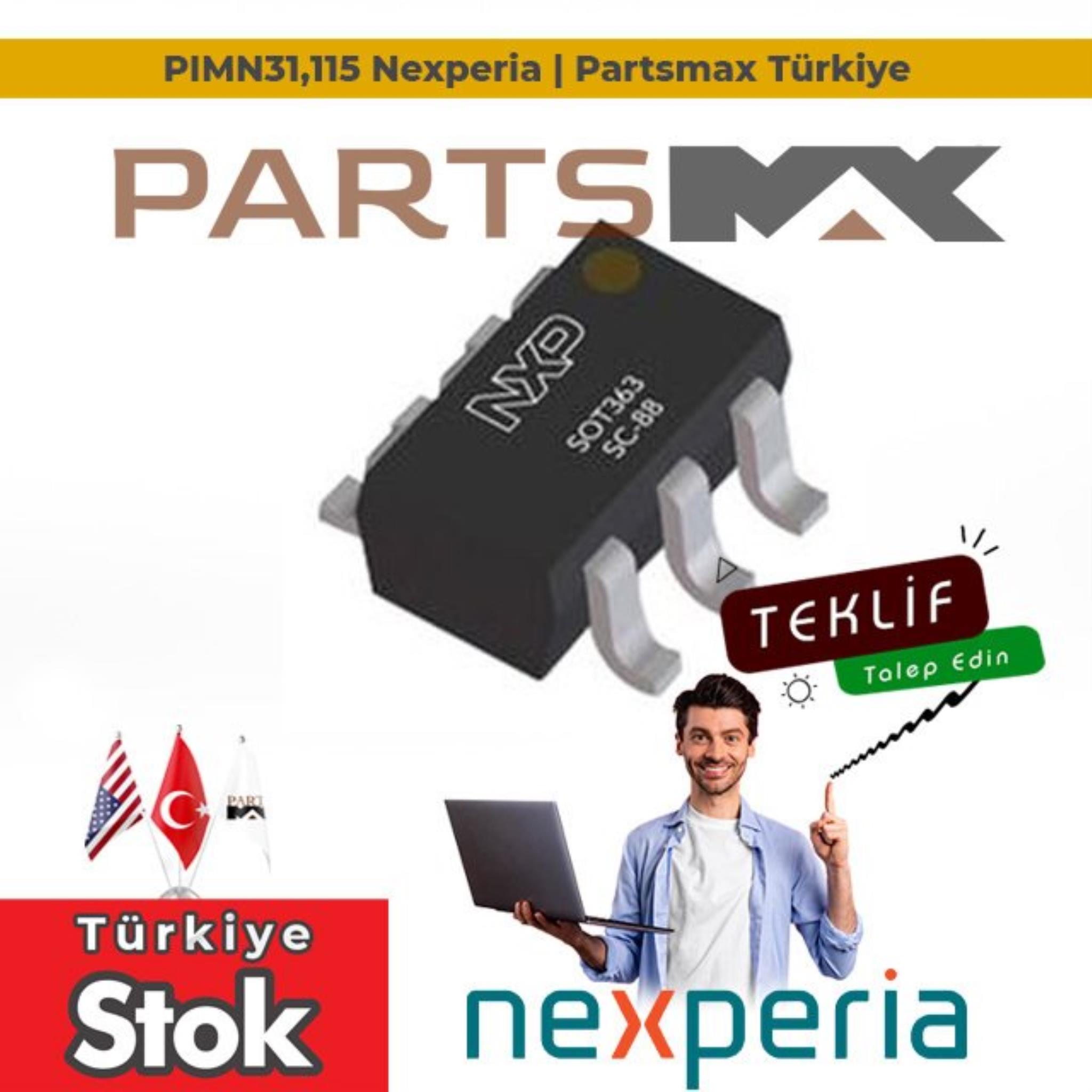 Picture of PIMN31,115 Nexperia | Partsmax Türkiye