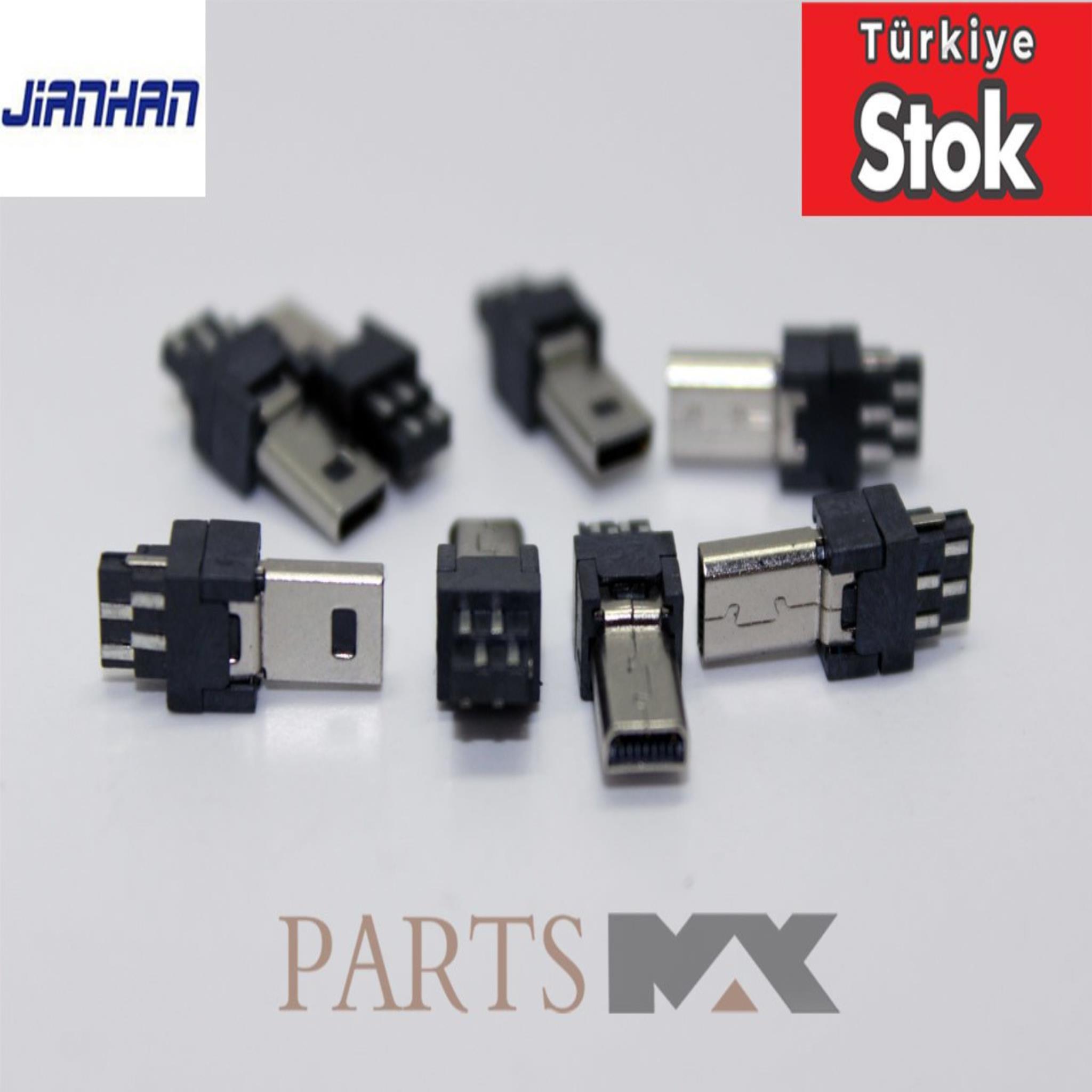 Picture of Mini USB Male Connector 8 Pin - JianHan | Partsmax Türkiye